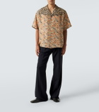 Valentino Printed silk bowling shirt