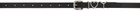 Y/Project Black Extra Slim Y Heart Belt