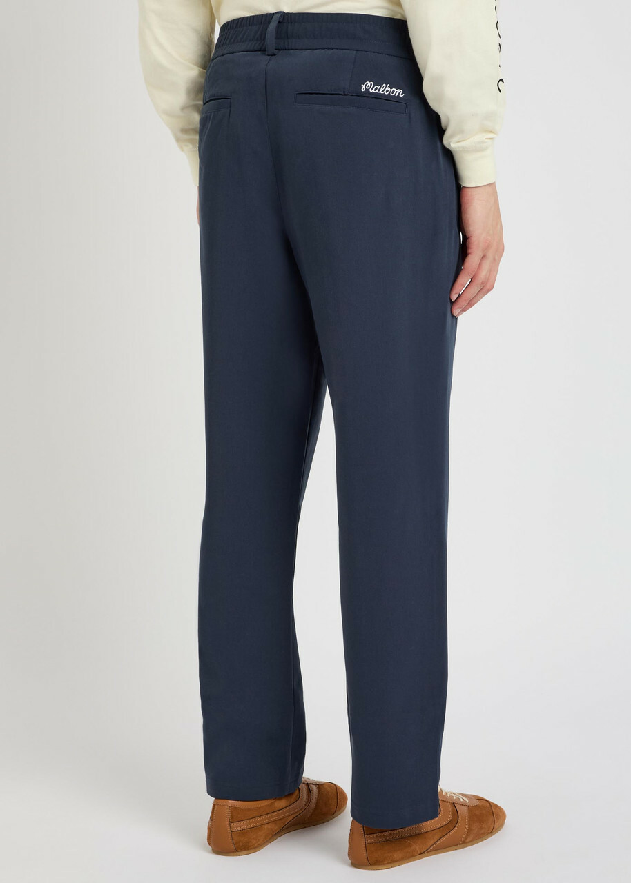 Malbon Condor Straight-leg Coolcore Trousers Navy