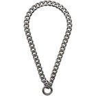 Random Identities Gunmetal New P.A. Chain Necklace