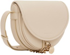 See by Chloé Beige Small Mara Saddle Bag