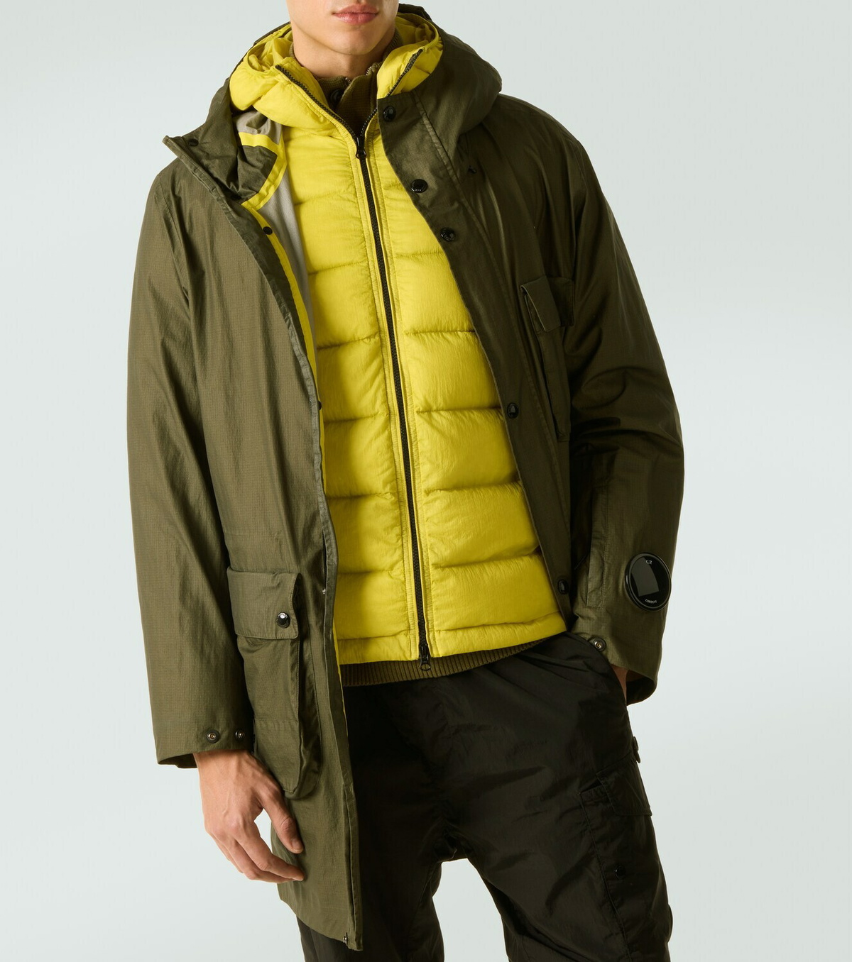 C.P. Company Mille Goggles down jacket