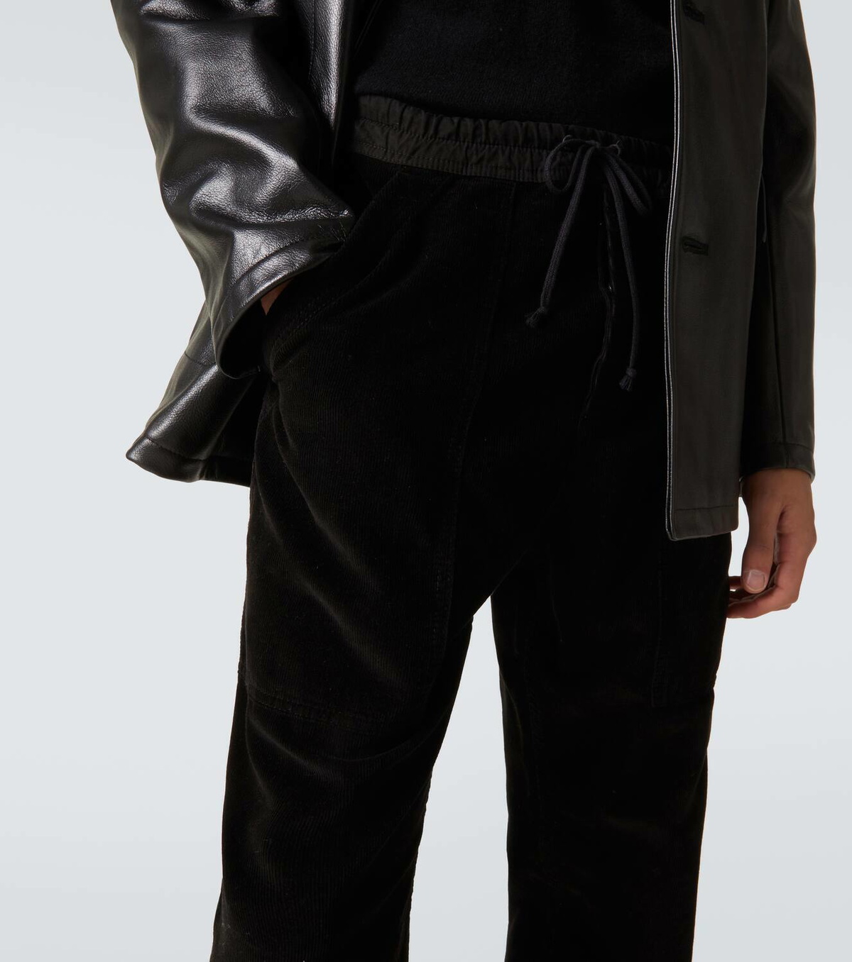 Saint Laurent Cotton velvet sweatpants
