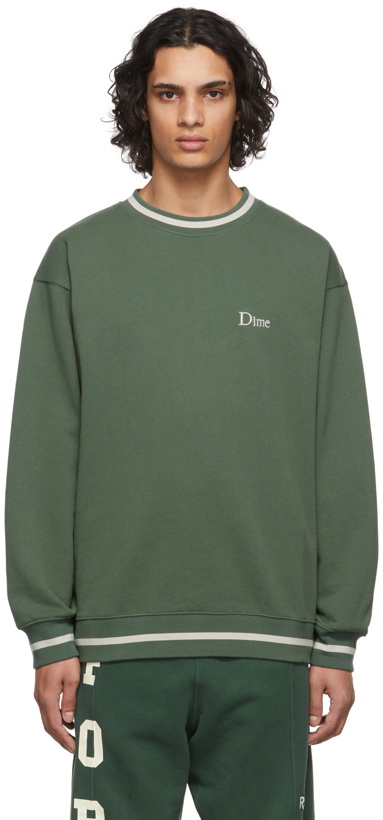 Photo: Dime Green Classic French Terry Crewneck