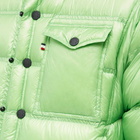 Moncler Grenoble Men's Raffort Micro Ripstop Jacket in Green