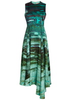 Roksanda Tera Printed Silk Midi Dress Multicoloured 1