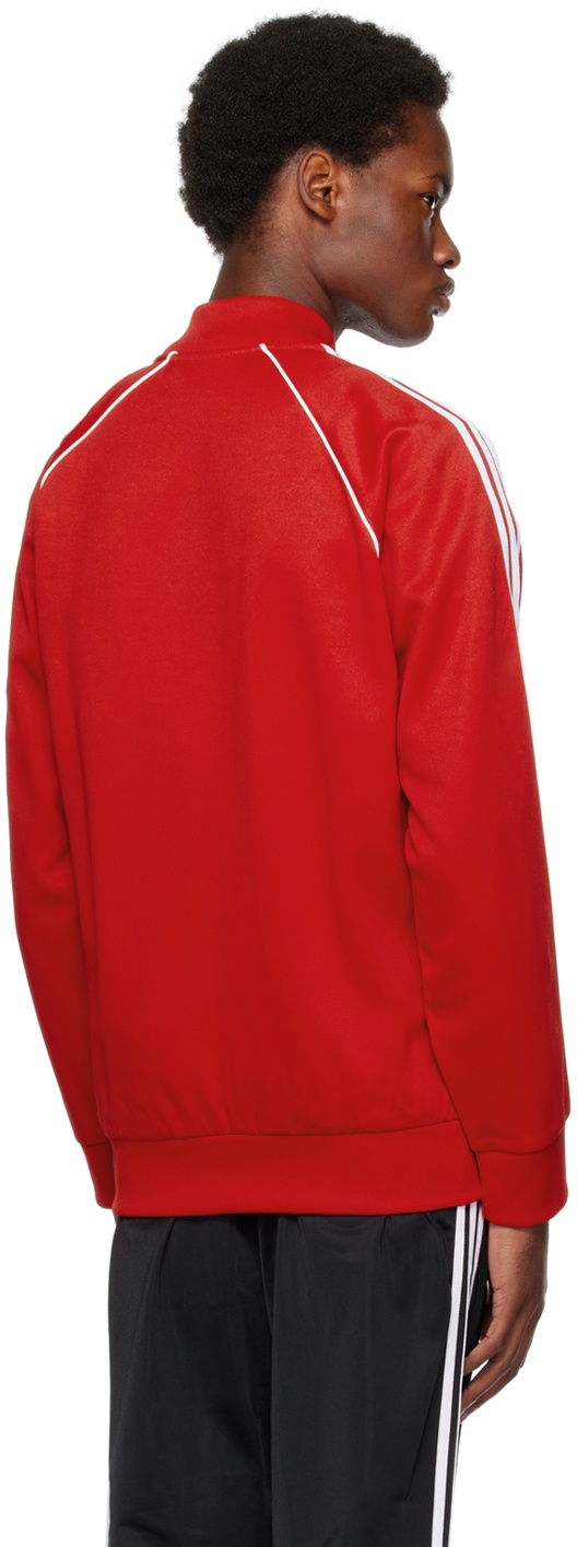 adidas Originals Red Adicolor Classics SST Track Jacket adidas Originals