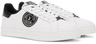 Versace Jeans Couture White 88 V-Emblem Court Sneakers