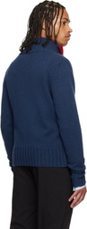 Edward Cuming Navy Vortex Window Jacket