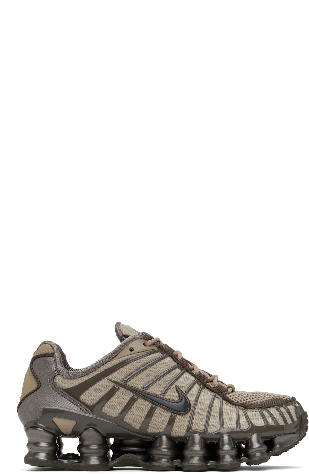 Nike Khaki Shox TL Sneakers