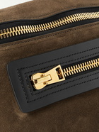 TOM FORD - Leather-Trimmed Suede Belt Bag