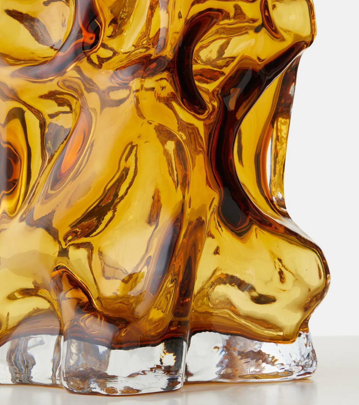 Polspotten Ice glass vase by Norman Trapman
