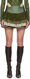 Andersson Bell Green Micro Tutu Miniskirt
