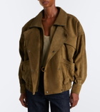 Saint Laurent Suede blouson jacket