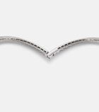 Yeprem Pearlescent 18kt white gold necklace with diamonds and pearls