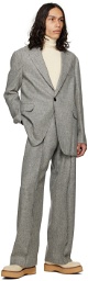 R13 Gray Inverted Trousers