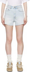 Ksubi Blue Rise N Hi Denim Shorts