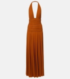 Staud Alessandra halterneck maxi dress