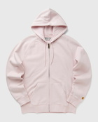 Carhartt WIP Hooded Chase Jacket pink Mens Hoodies/Zipper