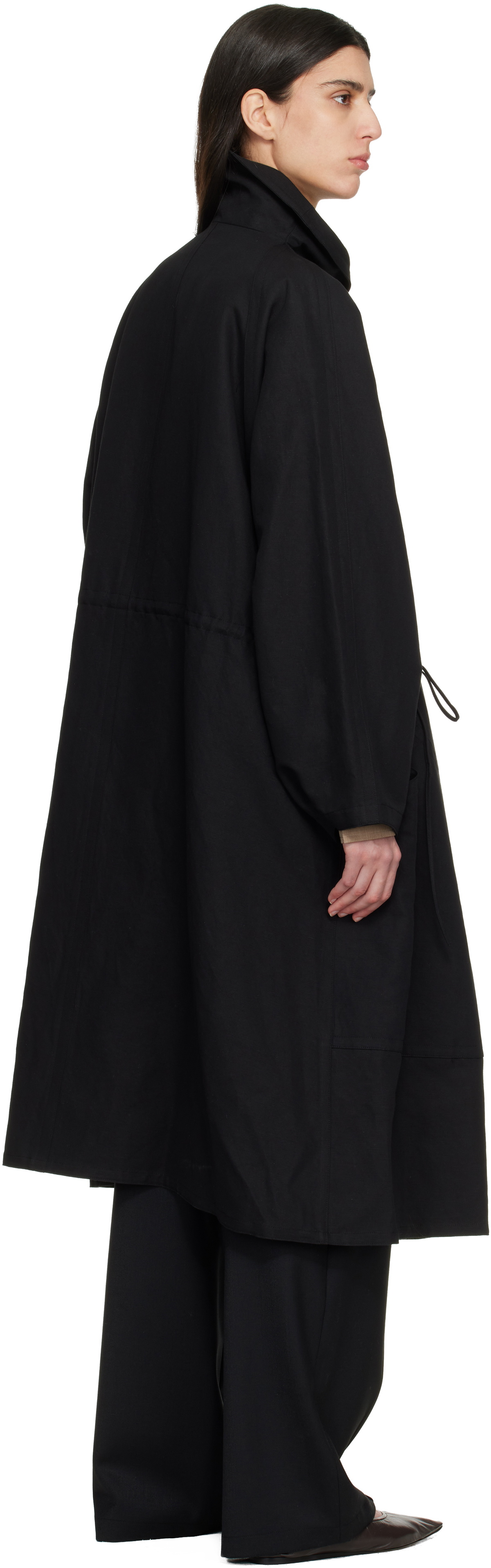 LE17SEPTEMBRE Black Sculptured Coat