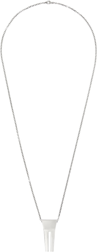 Photo: Rick Owens Silver Hollywood Open Trunk Necklace