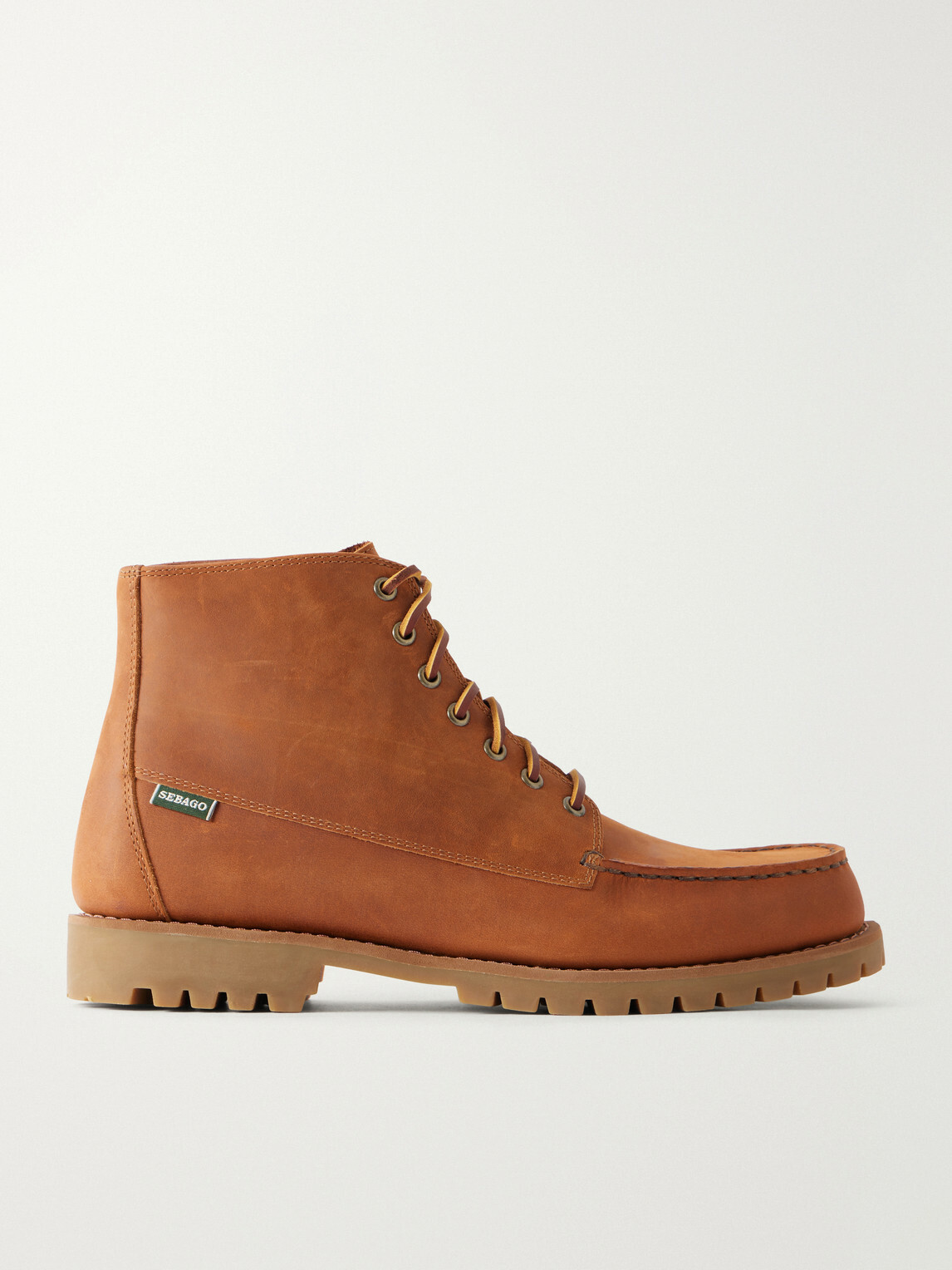 Sebago - Walker Leather Lace-Up Boots - Brown