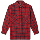 Gramicci Men's Flannel Shirt in Red