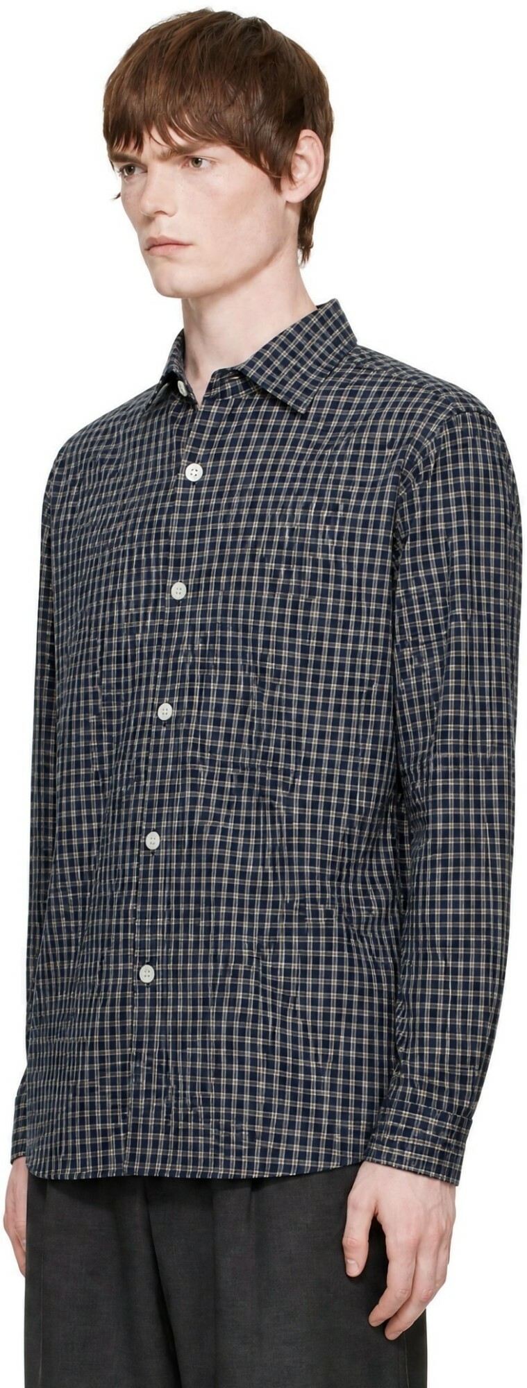 ANOTHER ASPECT Navy Another 4.0 Shirt
