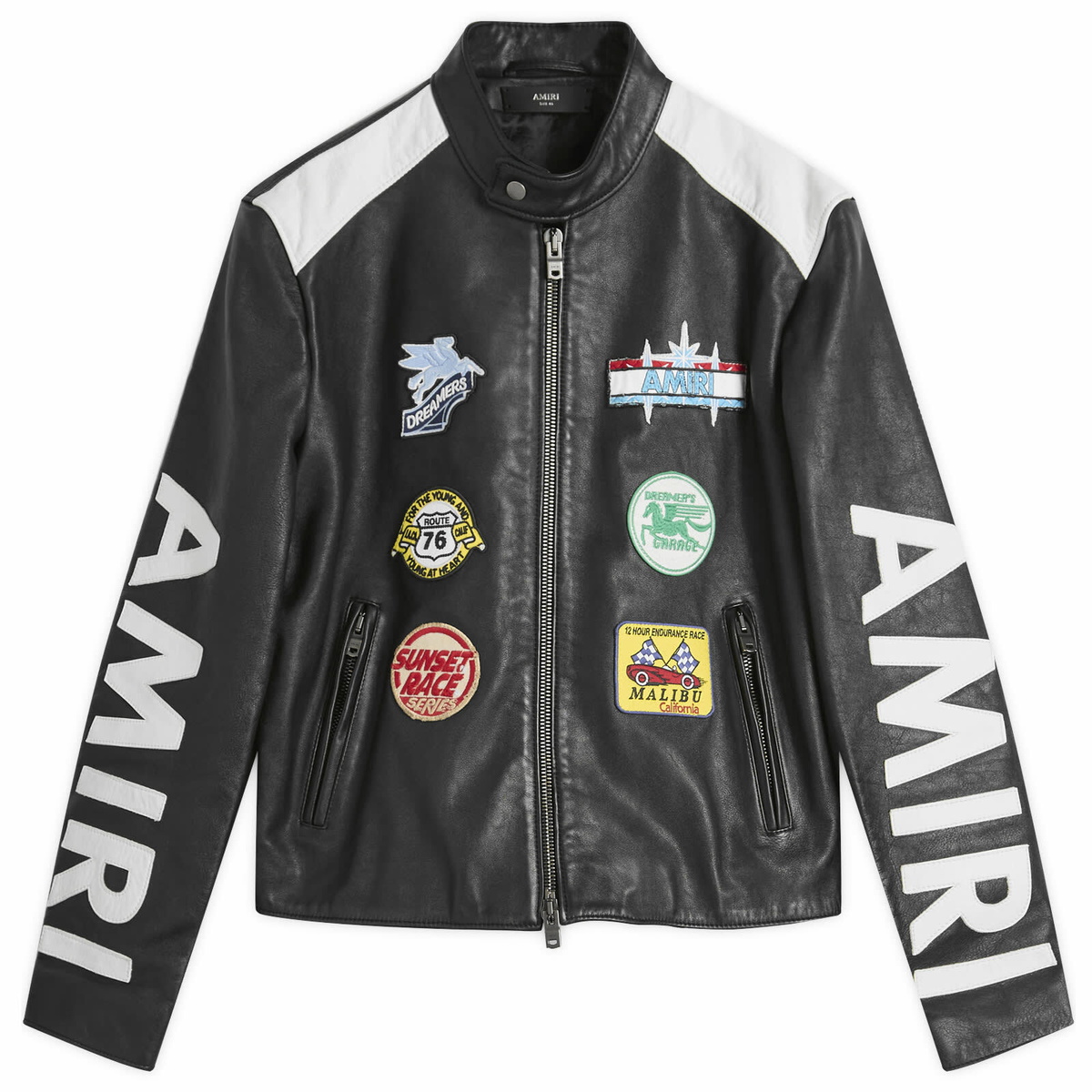 AMIRI Black & White 'AMIRI Hollywood' Bomber Jacket Amiri