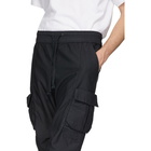 John Elliott Black Sateen Cargo Pants