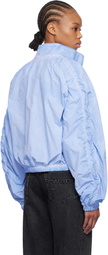 alexanderwang.t Blue Ruched Track Jacket