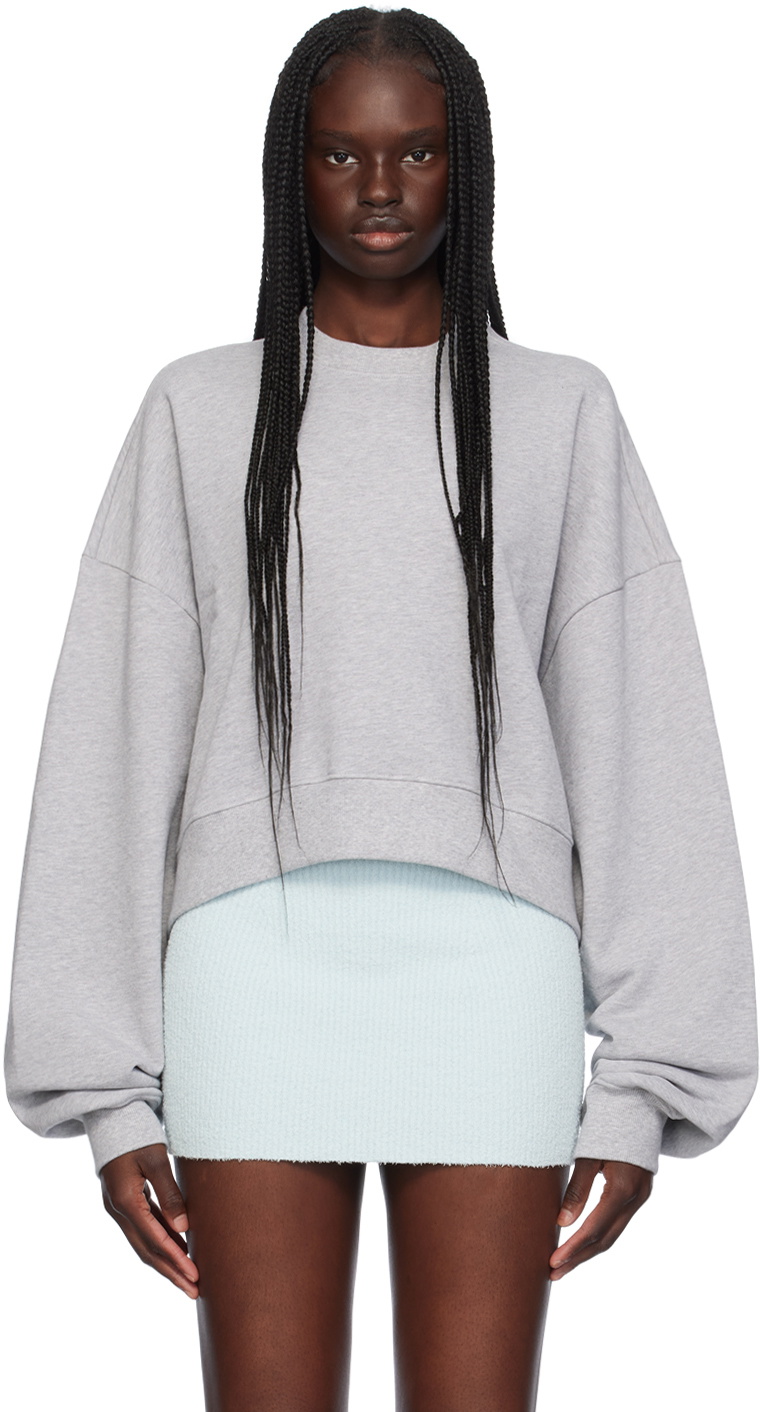 WARDROBE.NYC Gray Hailey Bieber Edition HB Sweatshirt