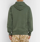 Carhartt WIP - Loopback Cotton-Blend Jersey Hoodie - Green