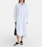 The Frankie Shop Bloom cotton poplin shirt dress