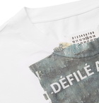 Maison Margiela - Oversized Printed Cotton-Jersey T-Shirt - White