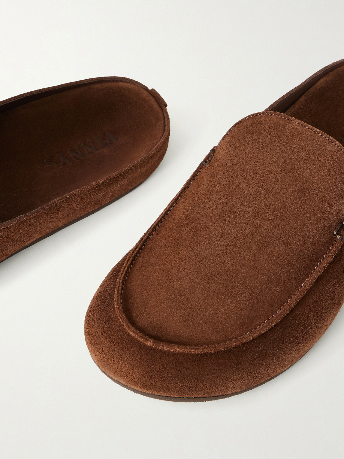 VINNY's - Donnie Suede Loafers - Brown
