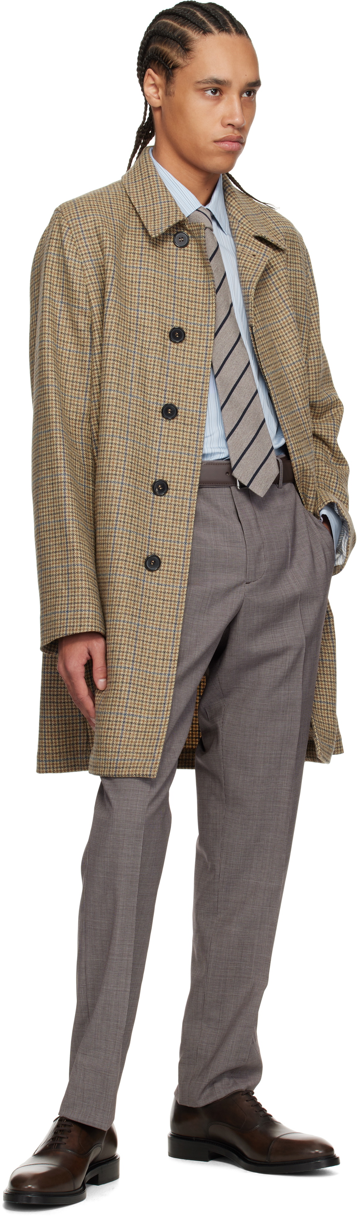 Paul Smith Beige Casual Fit Coat