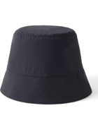 Loewe - Reversible Logo-Jacquard Cotton-Blend and Shell Bucket Hat - Blue