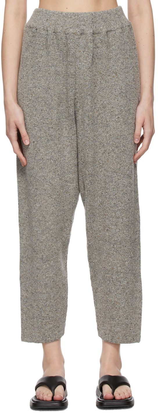 Wool Relaxed Pants Grey Cordera