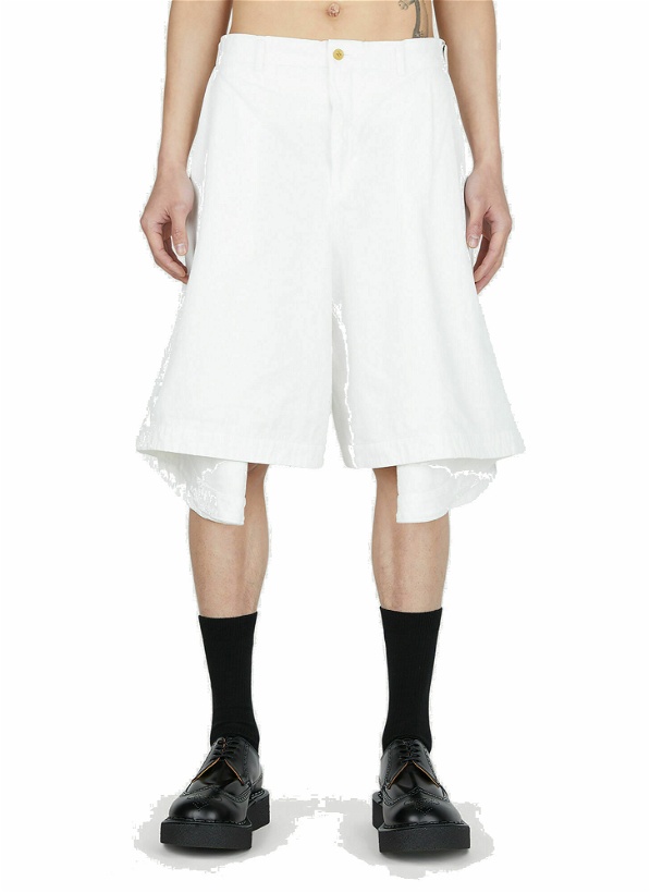 Photo: Comme Des Garçons Homme Plus - Skirt Shorts in White
