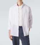 Brunello Cucinelli Striped linen shirt
