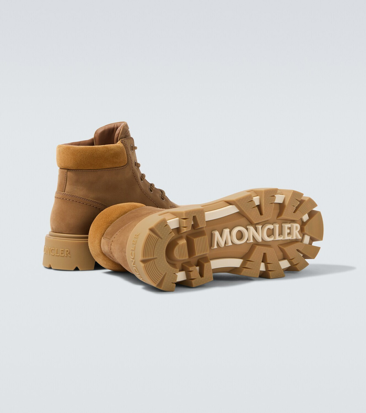 Moncler Peak City suede ankle boots