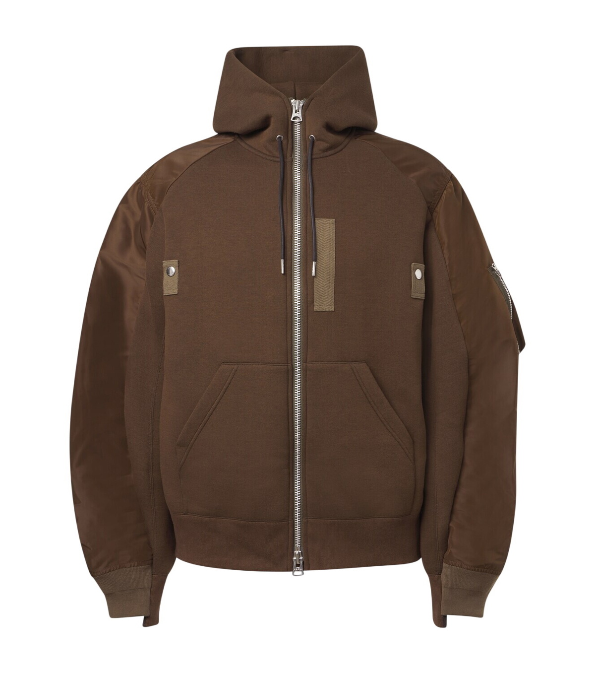Sacai Men's Know Future Hoodie in Black Sacai
