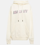 Marant Etoile Mansel logo cotton-blend hoodie