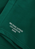 Club 1984 Melrose Printed Cotton Shorts Green