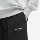 Comme des Garçons Homme Men's Logo Sweatpants in Black