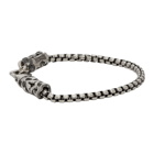 Emanuele Bicocchi Silver Tubular Chain Bracelet