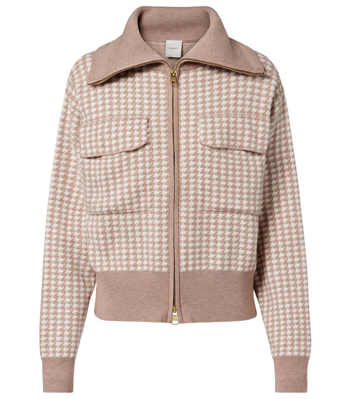Photo: Varley Ablett houndstooth jacquard jacket