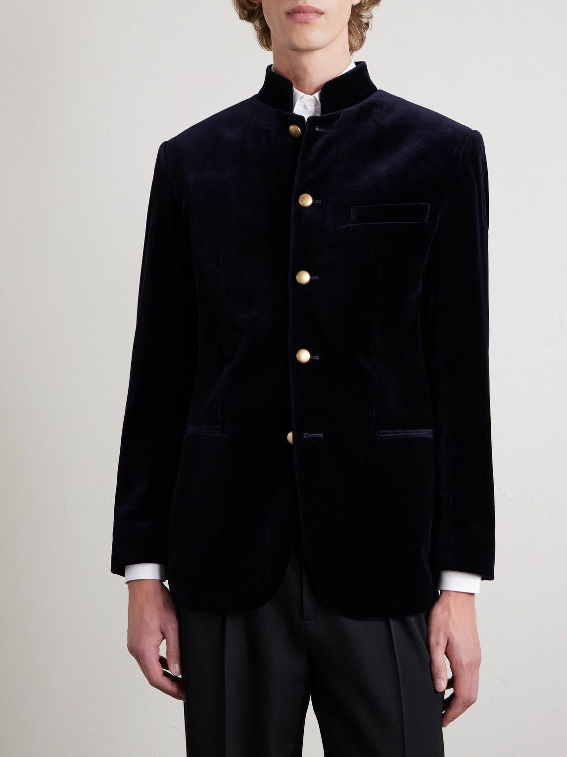 Favourbrook - Cotton-Velvet Jacket - Blue