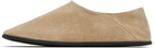 CHRISTEN SSENSE Exclusive Beige Big Bootie Mule Loafers